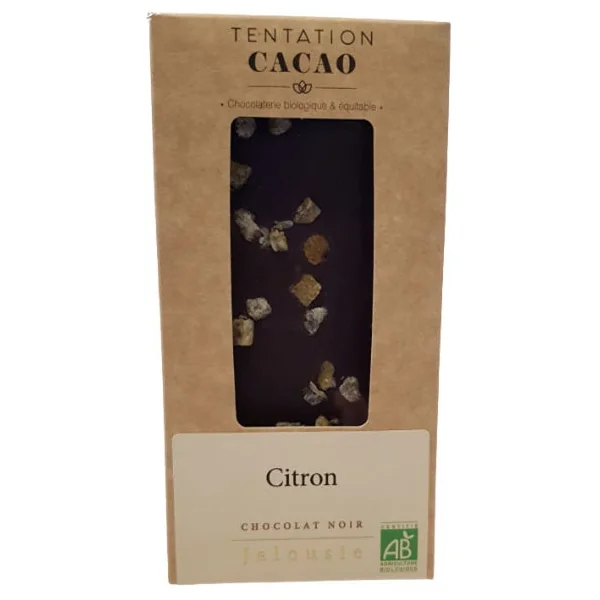 Chocolat noir 72% Citron