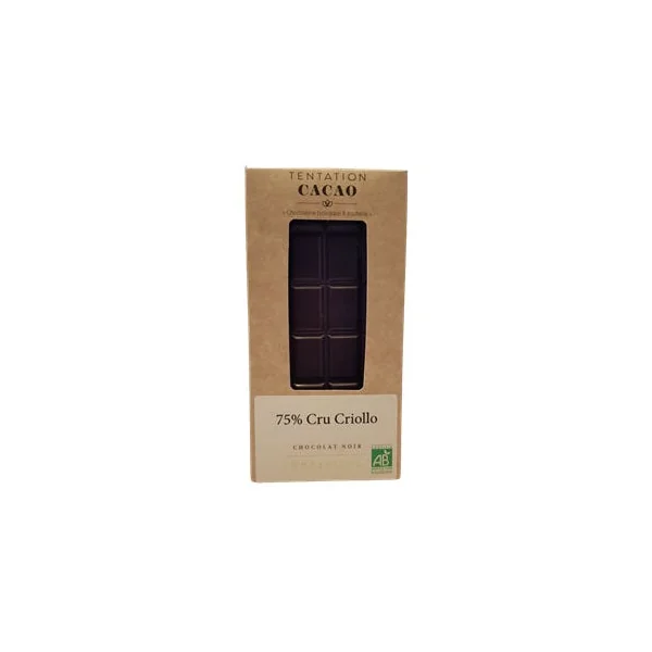Chocolat noir 75% Criollo CRU