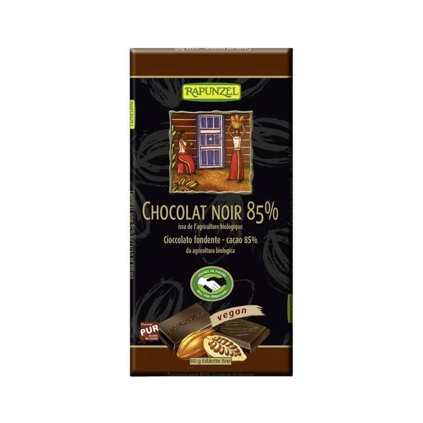 Chocolat noir 85% 80g