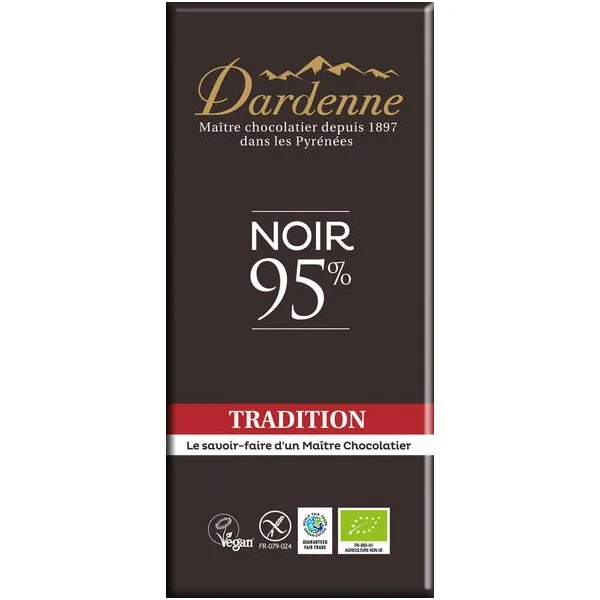 Chocolat noir 95% 80g