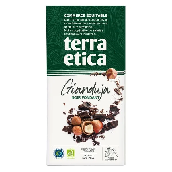 Chocolat noir gianduja 100g