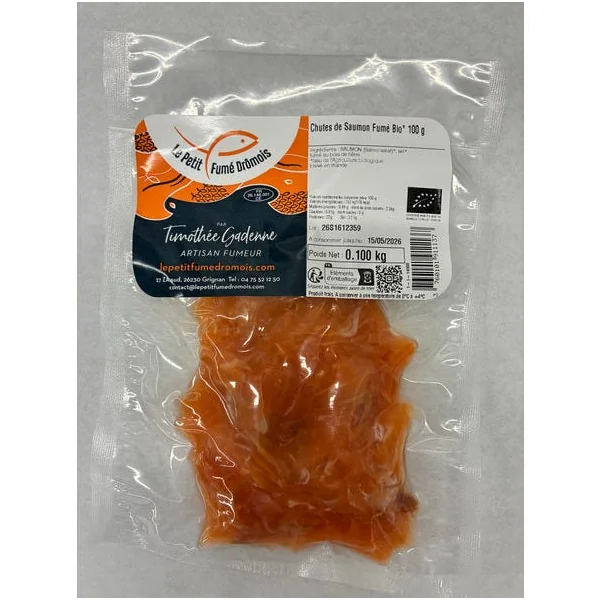 Chutes de saumon fumé 100g