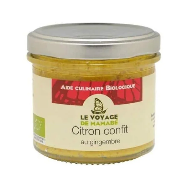 Citron confit au gingembre 105g