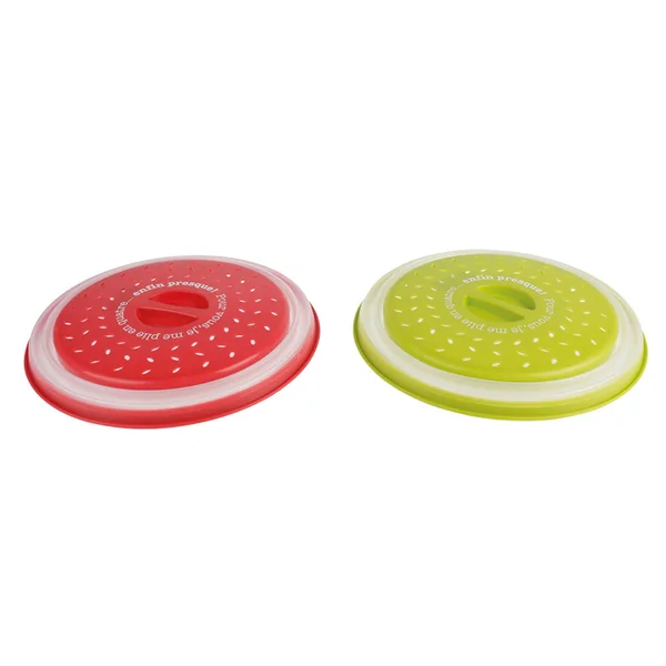 Cloche micro ondes plastique rétractable D 26.5cm