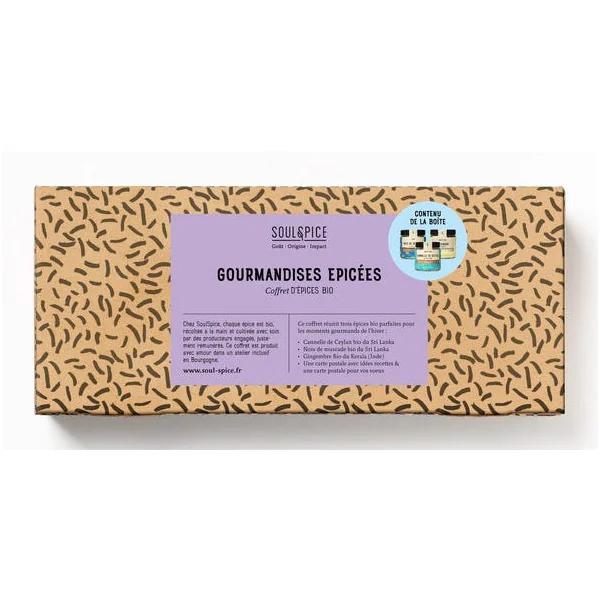 Coffret d'épices Gourmandises Epicées 125g