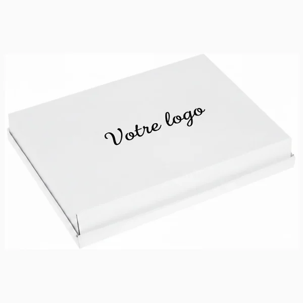 Coffret Plateau repas blanc personnalisé 28x42x7cm(ht)
