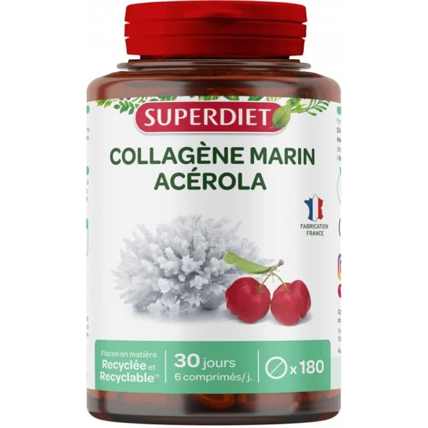 Collagene marin + vitamine c 180cps