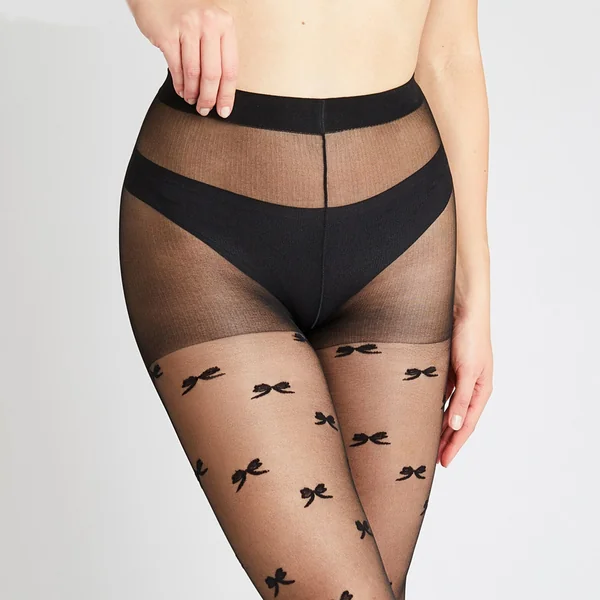 COLLANT FANTAISIE 20 DENIERS NOIR
