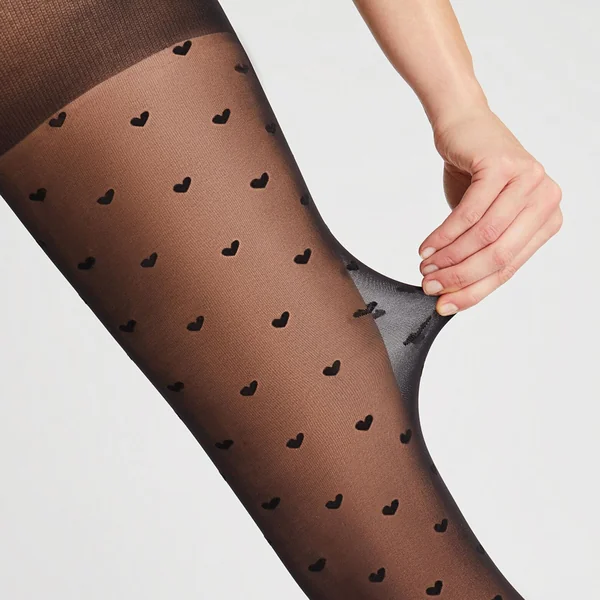 COLLANT FANTAISIE 25 DENIERS NOIR