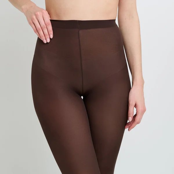 COLLANT UNI 60 DENIERS MARRON