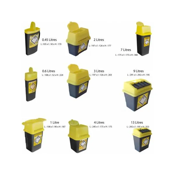 Collecteurs déchets médicaux Sharpsafe