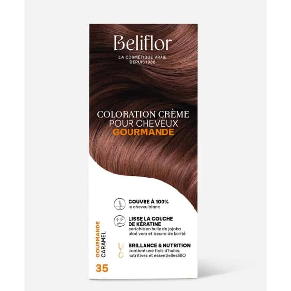 Coloration crème gourmande n°35 caramel