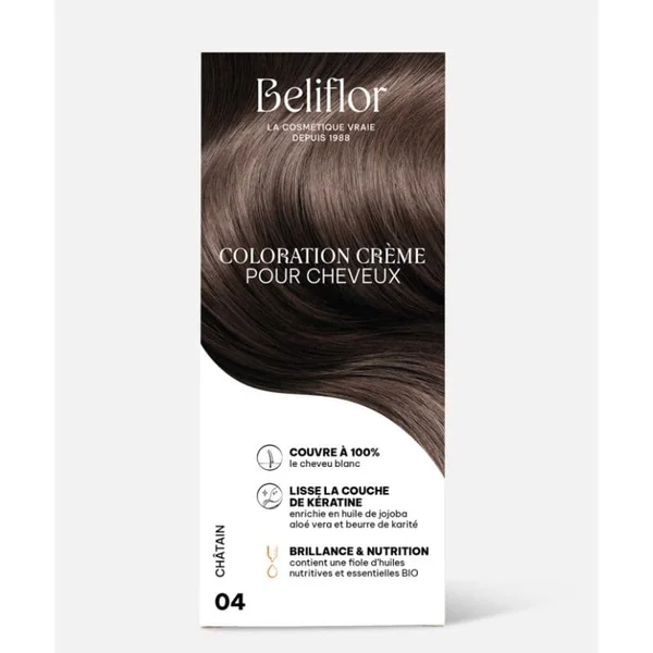 Coloration crème n°04 châtain