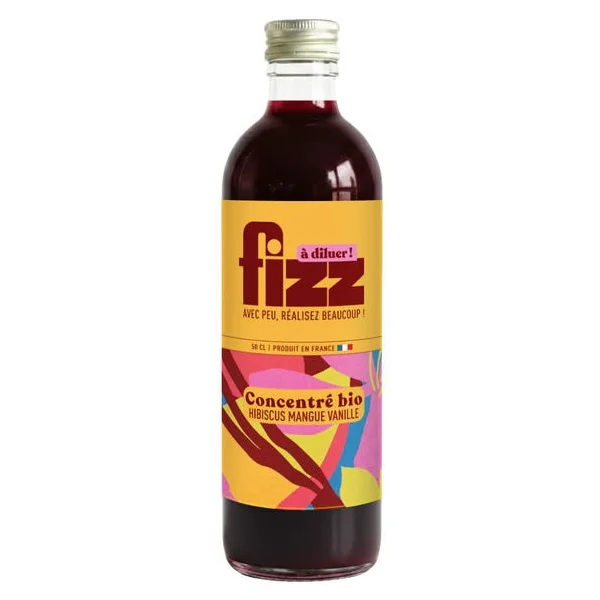 Concentré de mangue hibiscus vanille 50cl