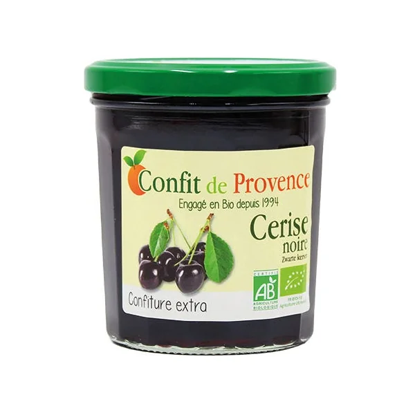 Confiture extra cerise noire 370g