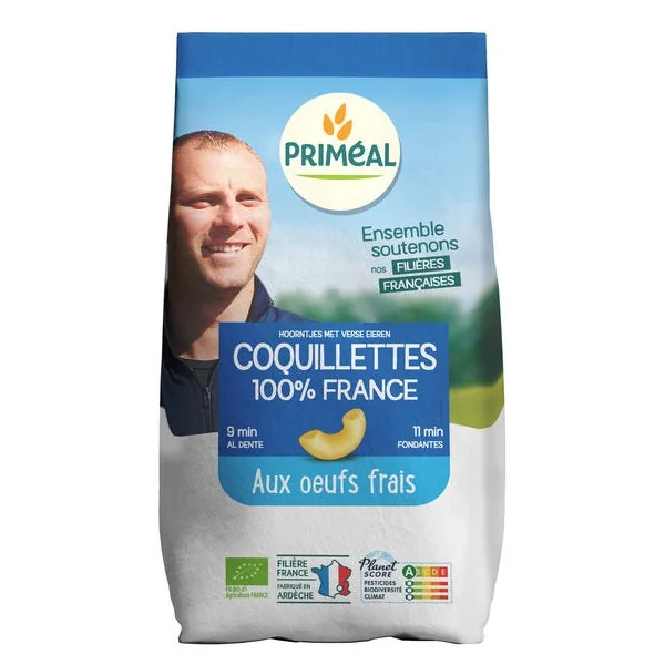 Coquillettes aux oeufs frais 100 % France 500g