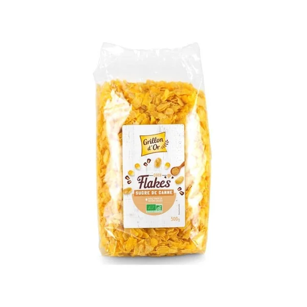 Corn flakes sucrés bio Grillon d’Or 500g