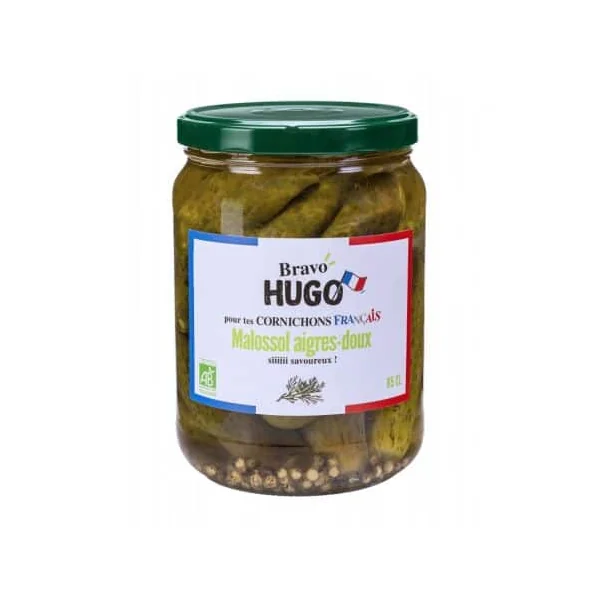 Cornichon malossol francais aigres-doux 85cl