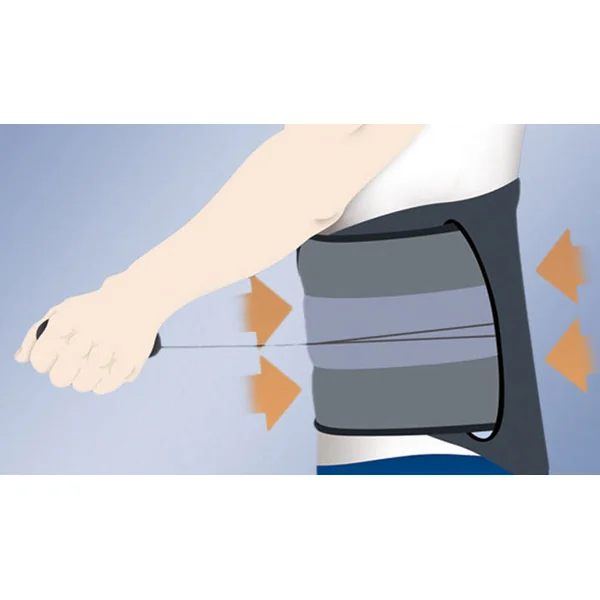 Corset de décompression D-charge spécial hernie discale semi-rigide
