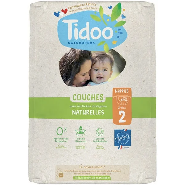 Couches bébé T2 mini 3-6kg (50)