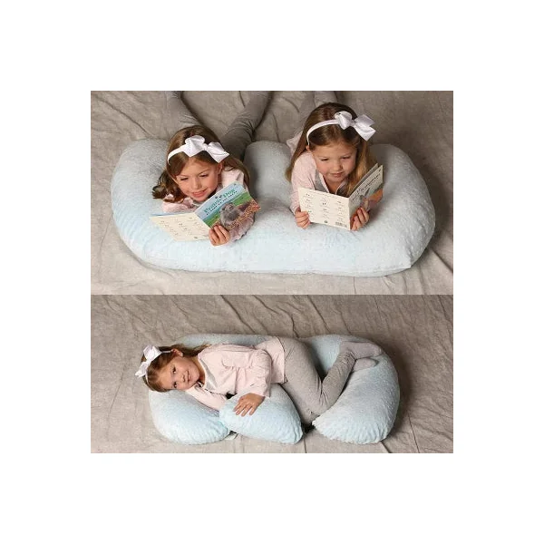 Coussin allaitement pour jumeaux | Bleu