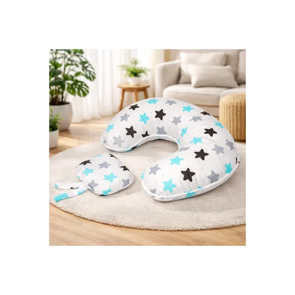 Coussin d allaitement ceinture | mini-pad | Beignet bleu étoile