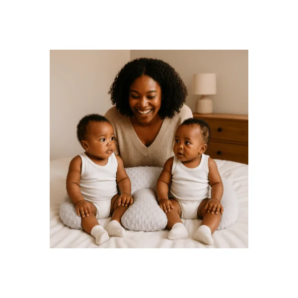 Coussin d allaitement jumeaux |Blanc