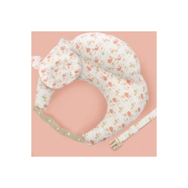 Coussin d’allaitement ceinture | Dossier et mini-pad | Chaton blanc