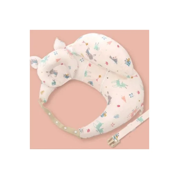 Coussin d’allaitement ceinture | Dossier et mini-pad | Chaton blanc