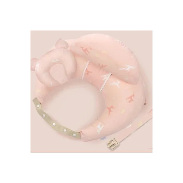 Coussin d’allaitement ceinture | Dossier et mini-pad | Chaton Rose