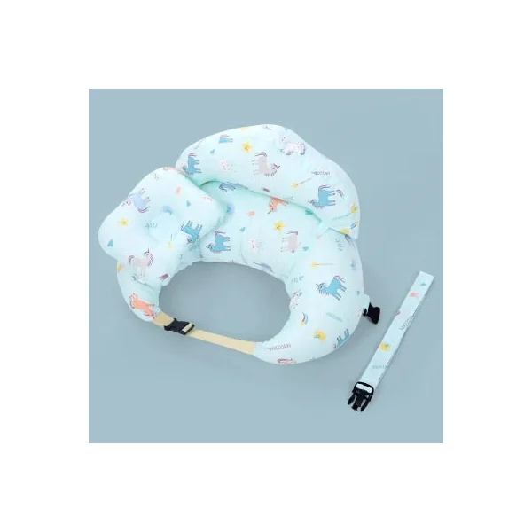 Coussin d’allaitement ceinture | Dossier et mini-pad | Lune Bleu