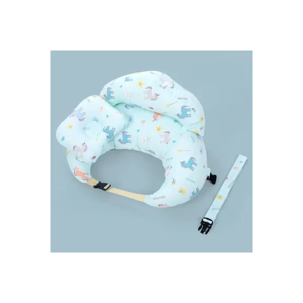 Coussin d’allaitement ceinture | Dossier et mini-pad | Lune Bleu