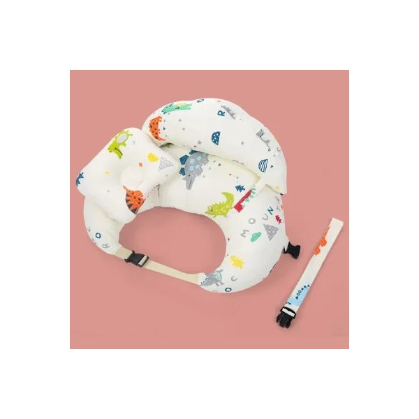 Coussin d’allaitement ceinture | Dossier et mini-pad | Lune Rose