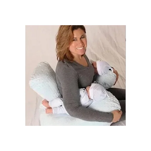 Coussin d'allaitement pour jumeaux | Gris