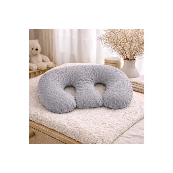 Coussin d'allaitement pour jumeaux | Gris