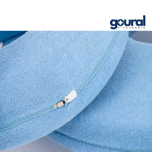 Coussin de décharge rond percé Blue touch