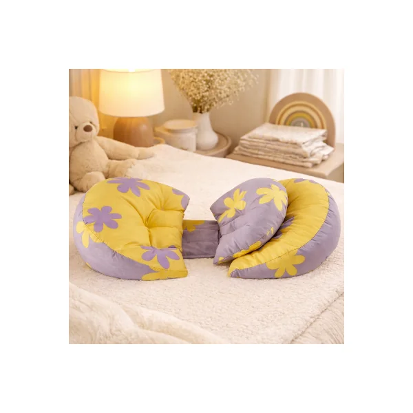 Coussin de grossesse pour dormir modulable | Bateau™ Série Soleil