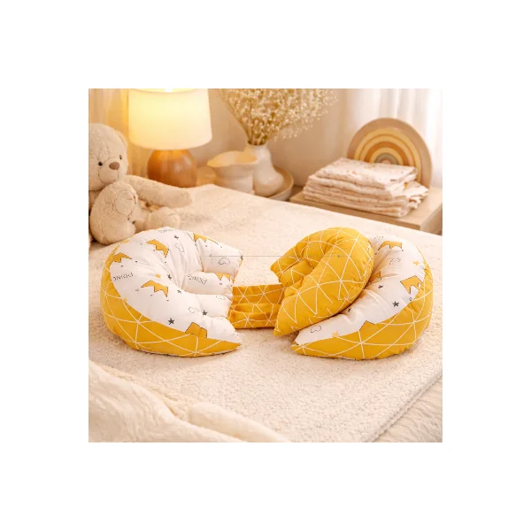 Coussin de grossesse pour dormir modulable | Bateau™ Série Soleil