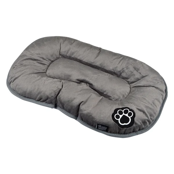 Coussin flocon patchy gris chien 77cm