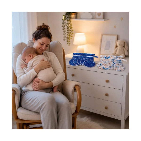 Coussinets d’allaitement lavables | Douceur respirante et protection discrète