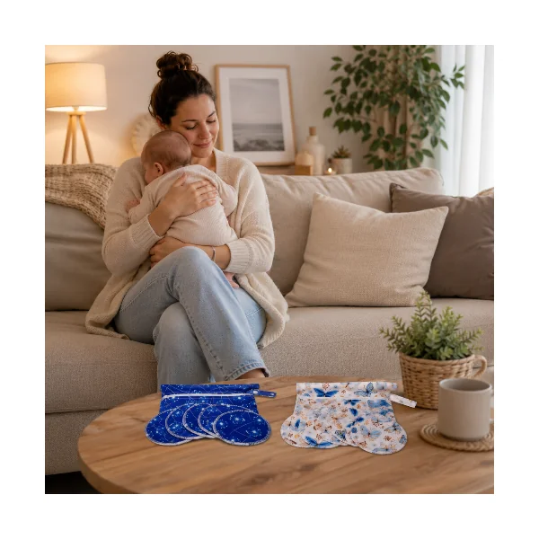 Coussinets d’allaitement lavables | Douceur respirante et protection discrète