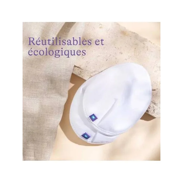 Coussinets d'allaitement lavables (La boîte de 4)