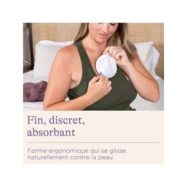 Coussinets d'allaitement lavables (La boîte de 4)