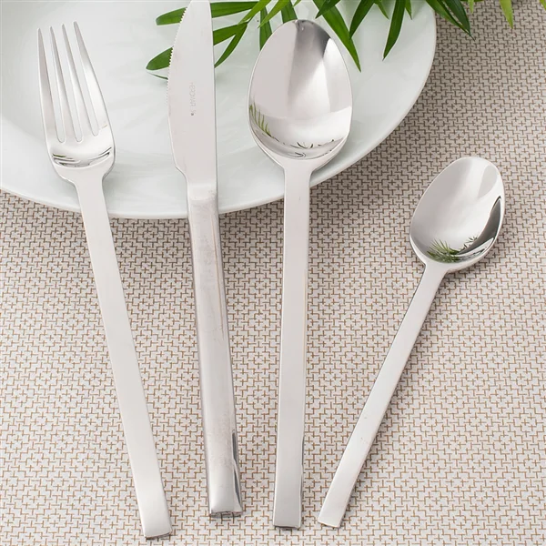 COUTEAUX À DESSERT "SPIGA" 19 CM ARGENTE ACIER (12 UNITÉ) - Garcia de Pou