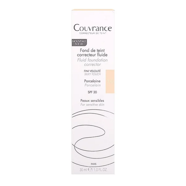 Couvrance fond de teint correcteur 1.0 porcelaine 30ml