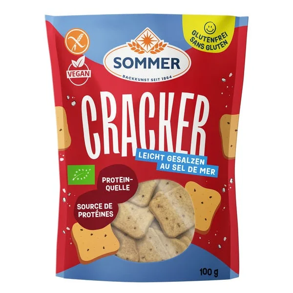Crackers sans gluten sel de mer 100g