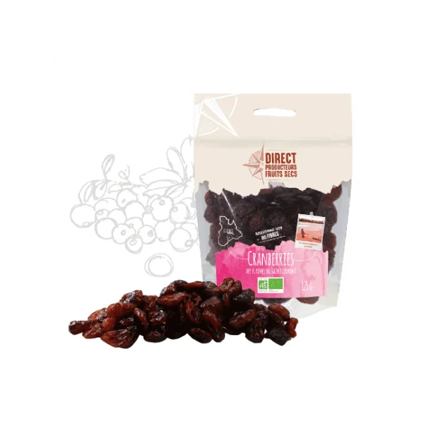 Cranberries du canada 125g