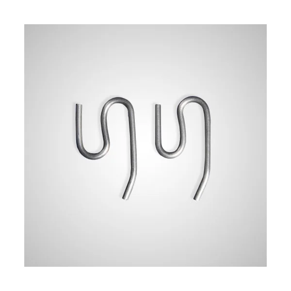 Crochets en métal en "S" pour releveurs de pied à élastique (2 paires)