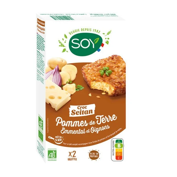 Croc'seitan emmental 2x100g