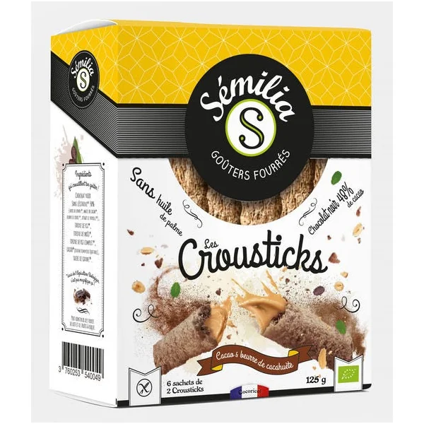 Crousticks cacao cacahuète (12) 125g